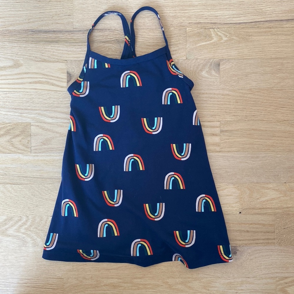 Strappy Rainbow Dress with Skort